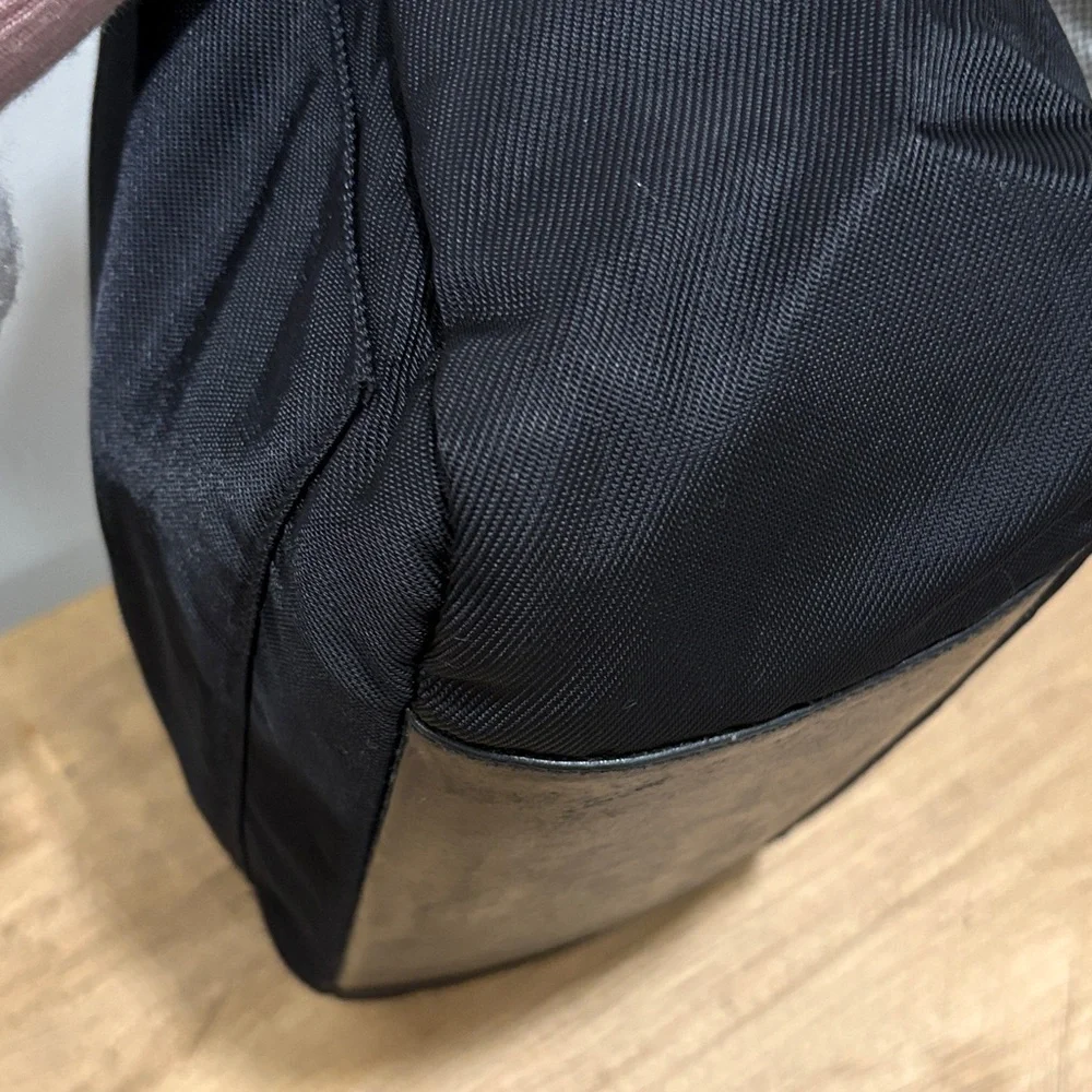 GUCCI VINTAGE Bamboo Nylon Bag EVC